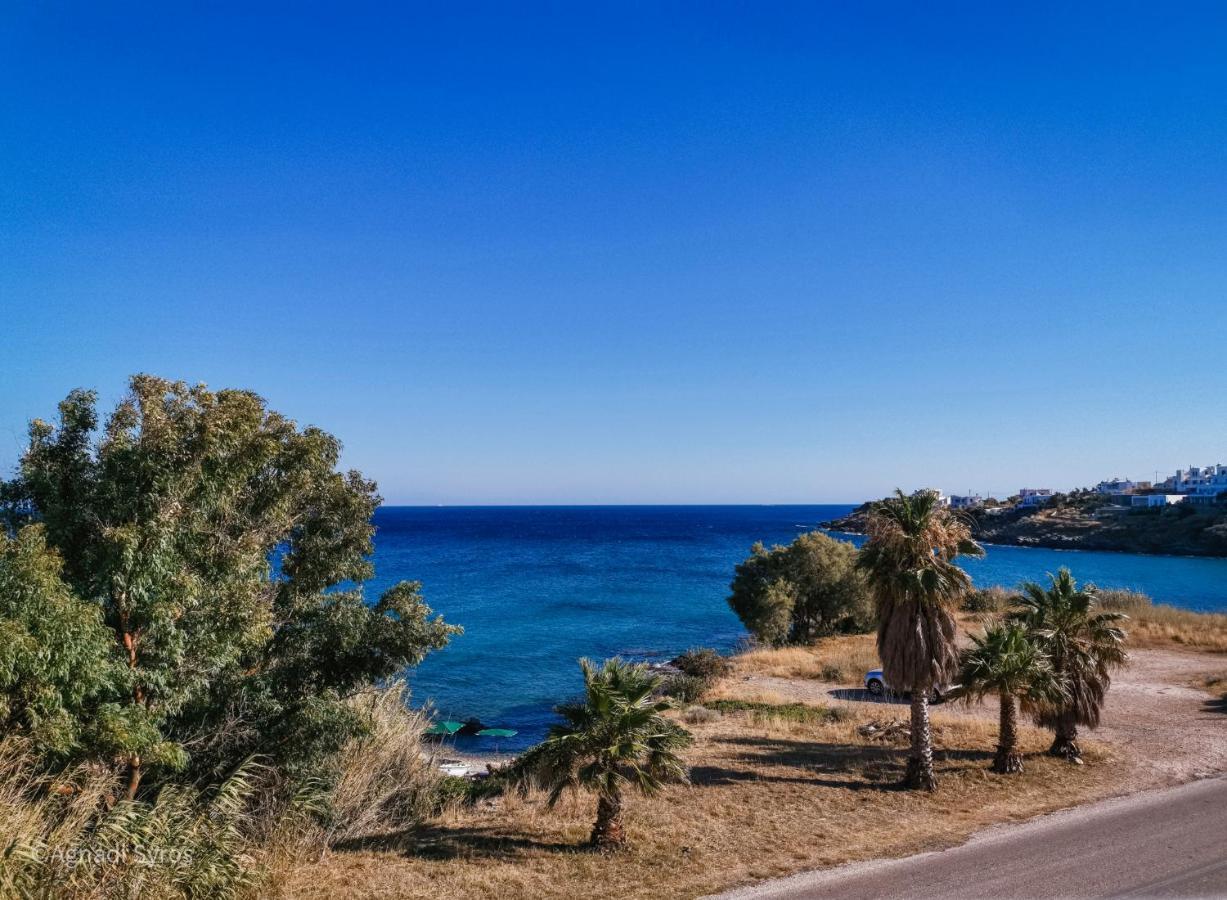 Agnadi Syros Beachfront Studios & Rooms Megas Gialos - Nites Exterior photo