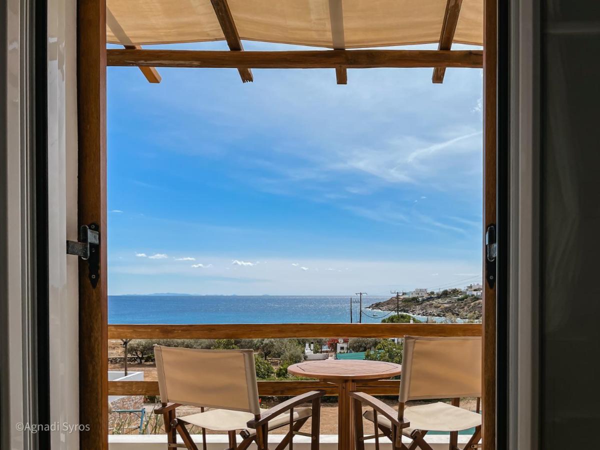Agnadi Syros Beachfront Studios & Rooms Megas Gialos - Nites Exterior photo